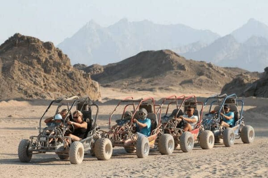 Super Safari-Program 5 hours (Quad Bike, spider Buggy, camel rid, Jeep, oriental show, BBQ dinner)